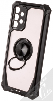 1Mcz Defender Ring odolný ochranný kryt s držákem na prst pro Samsung Galaxy A13 4G černá (black) držák