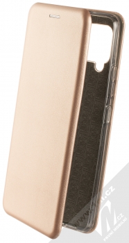 1Mcz Elegance Book flipové pouzdro pro Samsung Galaxy A42 5G růžově zlatá (rose gold)