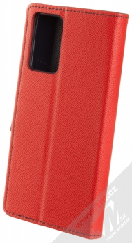 1Mcz Fancy Book flipové pouzdro pro Oppo A16s, A54s červená modrá (red blue) zezadu