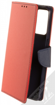 1Mcz Fancy Book flipové pouzdro pro Oppo A16s, A54s červená modrá (red blue)