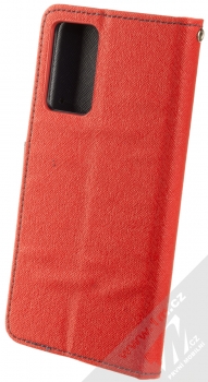 1Mcz Fancy Book flipové pouzdro pro Realme 9i, Oppo A96 4G červená modrá (red blue) zezadu
