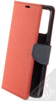 1Mcz Fancy Book flipové pouzdro pro Realme 9i, Oppo A96 4G červená modrá (red blue)