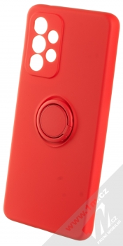 1Mcz Grip Ring Skinny ochranný kryt s držákem na prst pro Samsung Galaxy A33 5G červená (red)