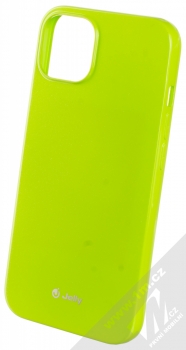 1Mcz Jelly TPU ochranný kryt pro Apple iPhone 13 limetkově zelená (lime green)