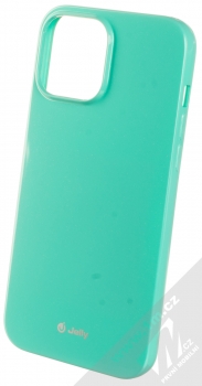 1Mcz Jelly TPU ochranný kryt pro Apple iPhone 13 Pro Max mátově zelená (mint green)