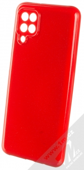 1Mcz Jelly TPU ochranný kryt pro Samsung Galaxy A12, Galaxy M12 červená (red)