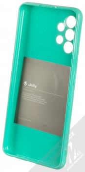 1Mcz Jelly TPU ochranný kryt pro Samsung Galaxy A32 mátově zelená (mint green) zepředu