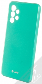 1Mcz Jelly TPU ochranný kryt pro Samsung Galaxy A32 mátově zelená (mint green)