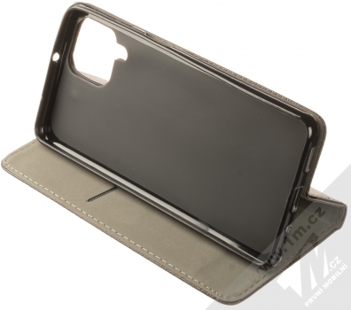1Mcz Magnet Book Color flipové pouzdro pro Samsung Galaxy M53 5G černá (black) stojánek
