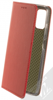 1Mcz Magnet Book flipové pouzdro pro Samsung Galaxy A03s červená (red)