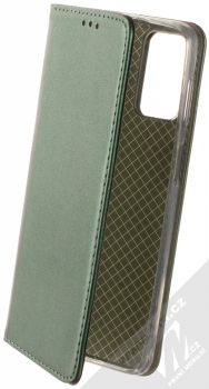 1Mcz Magnetic Book flipové pouzdro pro Motorola Moto G42 tmavě zelená (dark green)