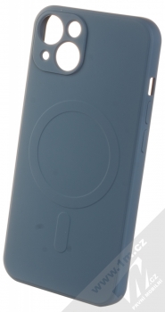 1Mcz MagSilicone TPU ochranný kryt s MagSafe pro Apple iPhone 13 tmavě modrá (dark blue)