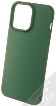 1Mcz Matt TPU ochranný silikonový kryt pro Apple iPhone 14 Pro Max tmavě zelená (forest green)