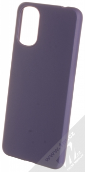 1Mcz Matt TPU ochranný silikonový kryt pro Motorola Moto E32, Moto E32s, Moto G22 4G tmavě modrá (dark blue)