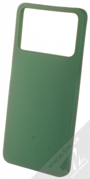 1Mcz Matt TPU ochranný silikonový kryt pro Xiaomi Poco X4 Pro 5G tmavě zelená (forest green)