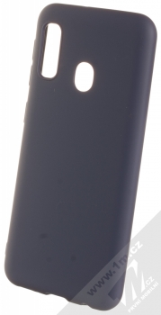 1Mcz Matt TPU ochranný silikonový kryt pro Samsung Galaxy A20e tmavě modrá (dark blue)