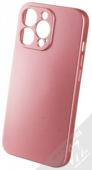 1Mcz Metallic TPU ochranný kryt pro Apple iPhone 13 Pro růžová (pink)