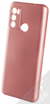 1Mcz Metallic TPU ochranný kryt pro Motorola Moto G60 růžová (pink)