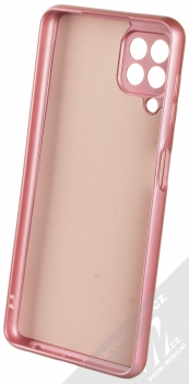 1Mcz Metallic TPU ochranný kryt pro Samsung Galaxy A22 růžová (pink) zepředu