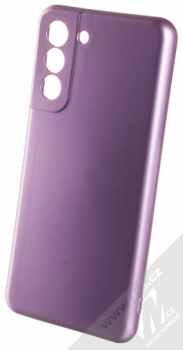 1Mcz Metallic TPU ochranný kryt pro Samsung Galaxy S21 FE fialová (violet)