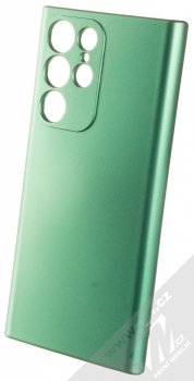 1Mcz Metallic TPU ochranný kryt pro Samsung Galaxy S22 Ultra 5G zelená (green)