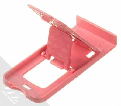 1Mcz Plastic Fold univerzální skládací stojánek růžová (pink) zezadu
