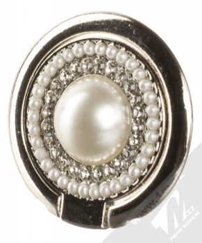 1Mcz Ring Perla držák na prst stříbrná (silver)
