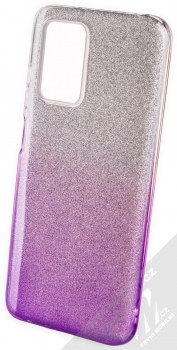 1Mcz Shining Duo TPU třpytivý ochranný kryt pro Xiaomi Redmi 10 stříbrná fialová (silver violet)