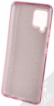 1Mcz Shining TPU třpytivý ochranný kryt pro Samsung Galaxy A42 5G růžová (pink) zepředu