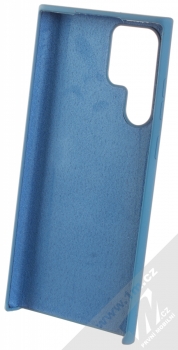 1Mcz Silicone ochranný kryt pro Samsung Galaxy S22 Ultra 5G královská modrá (royal blue) zepředu