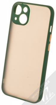 1Mcz Solid Bumper ochranný kryt pro Apple iPhone 13 tmavě zelená (dark green)