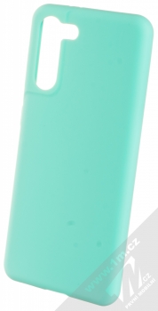 1Mcz Solid TPU ochranný kryt pro Samsung Galaxy S21 mátově zelená (mint green)
