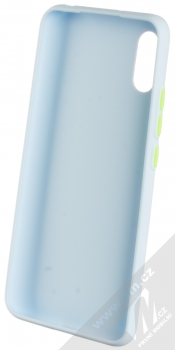 1Mcz Solid TPU ochranný kryt pro Xiaomi Redmi 9A, Redmi 9AT světle modrá (light blue) zepředu