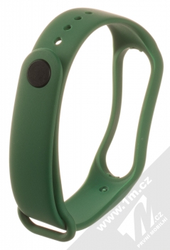 1Mcz Sport Color Silikonový sportovní řemínek pro Xiaomi Mi Band 5, Mi Band 6, Mi Band 7 tmavě zelená (forest green) zezadu