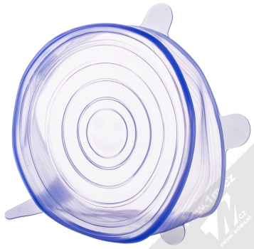 1Mcz Univerzální silikonová víčka 6 ks modrá (blue) velikost č. 4