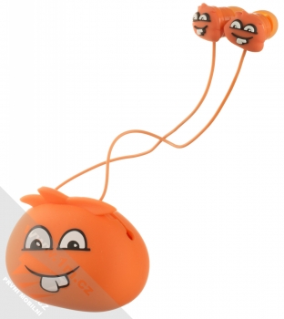 1Mcz YJ-01 Orange stereo sluchátka s konektorem Jack 3,5mm oranžová (orange)