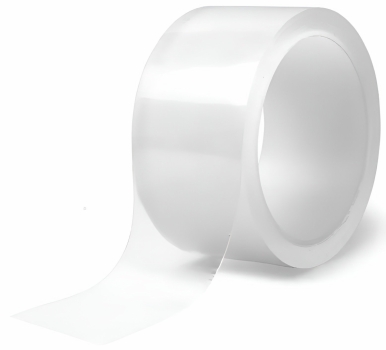 1Mcz Ochranná fólie samolepicí páska 50mm x 5m průhledná (transparent)