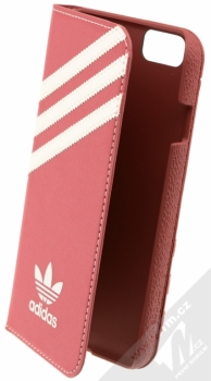 Adidas Booklet Case Suede flipové pouzdro pro Apple iPhone 6, iPhone 6S (BA5666) červeno bílá (red white)