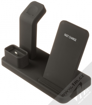 AirPower Q12 Wireless Charging Stand 3-in-1 stojánek bezdrátového nabíjení pro Apple iPhone, Apple Watch a Apple AirPods černá (black)