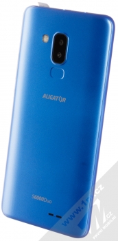 Aligator S6000 Duo modrá (blue) šikmo zezadu
