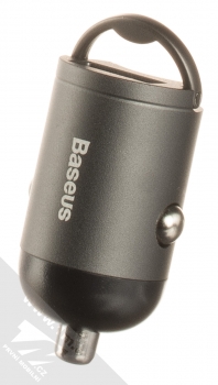 Baseus Tiny Star Car Chager nabíječka do auta s USB výstupem (VCHX-A0G) šedá (grey) držák