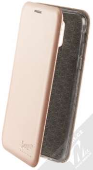 Beeyo Book Diva flipové pouzdro pro Samsung Galaxy A6 (2018) růžově zlatá (rose gold)