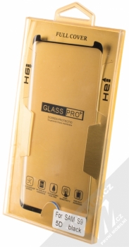 Blue Star 5D Tempered Glass ochranné tvrzené sklo na kompletní displej pro Samsung Galaxy S9 černá (black) krabička