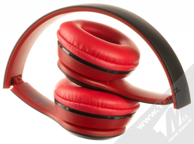 Borofone BO4 Charming Rhyme Bluetooth stereo sluchátka černá červená (black red) složené