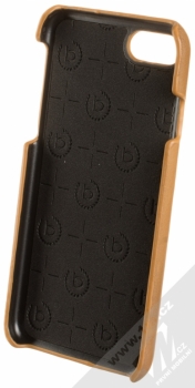 Bugatti Londra Full Grain Leather Snap Case ochranný kryt z pravé kůže pro Apple iPhone 7, iPhone 8 hnědá (cognac) zepředu