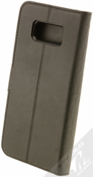 Bugatti Zurigo Full Grain Leather Booklet Case flipové pouzdro z pravé kůže pro Samsung Galaxy S8 černá (black) zezadu