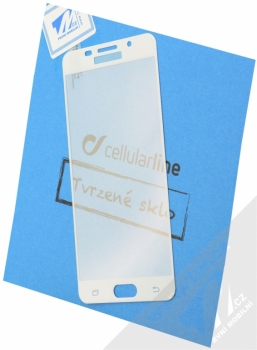 CellularLine Second Glass Capsule ochranné tvrzené sklo na kompletní displej pro Samsung Galaxy A5 (2016) bílá (white)