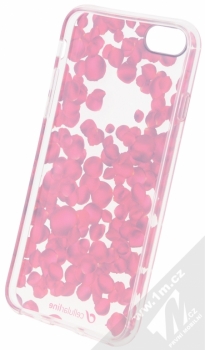 CellularLine Style Roses ochranný kryt s motivem růží pro Apple iPhone 6, iPhone 6S průhledná (transparent) zepředu