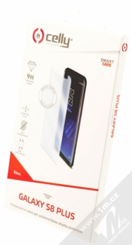 Celly Glass ochranné tvrzené sklo na kompletní displej pro Samsung Galaxy S8 Plus krabička