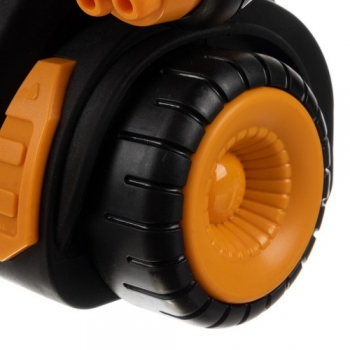 1Mcz Elektronická střelnice Robot, 2 pistole na pěnové míčky a robot jako terč černá oranžová (black orange)